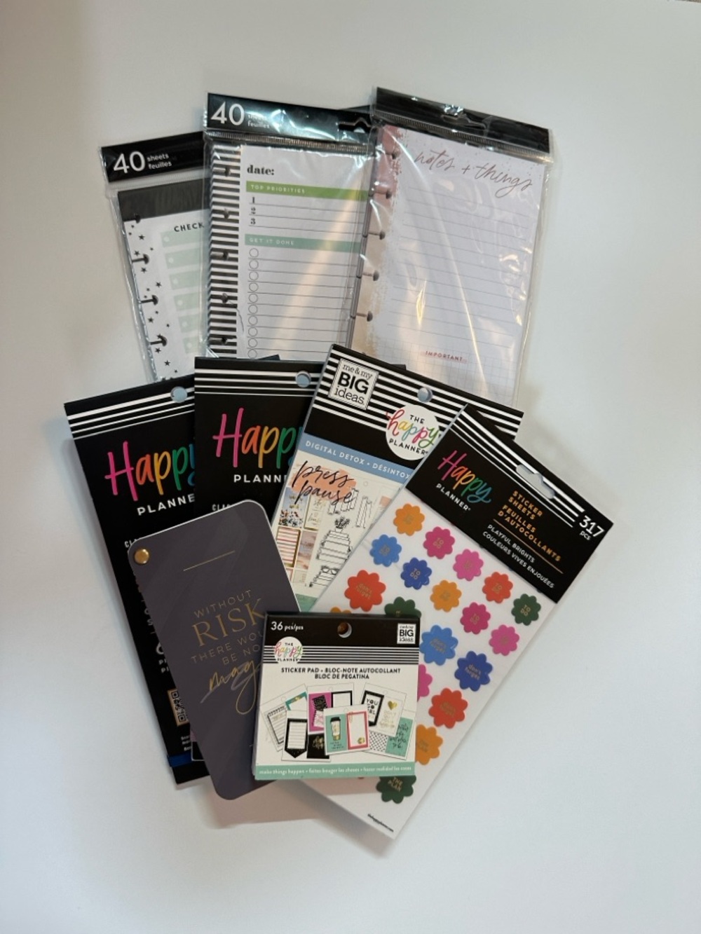 Me & My Big Ideas The Happy Planner Sticker Pack - Mint, Blush, Peach, Gray